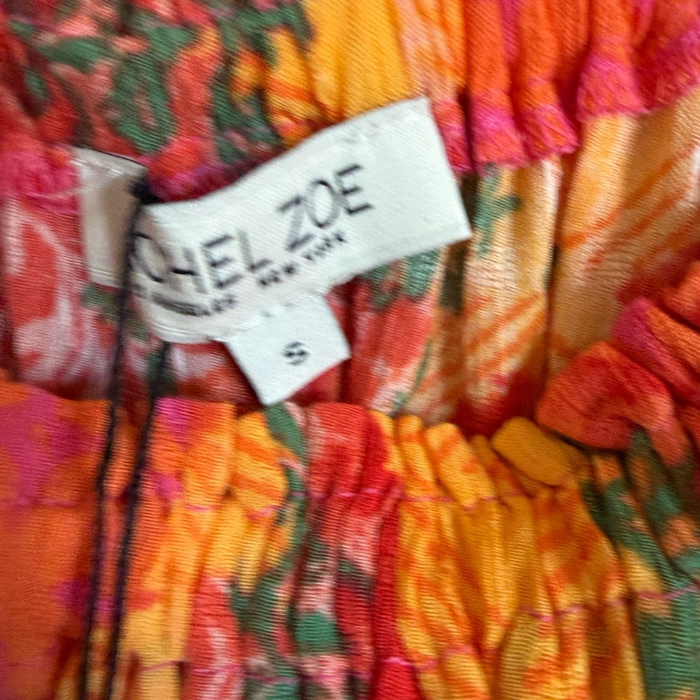 NWT Rachel Zoe Tropical Off Shoulder Blouse - Picture 5 of 8